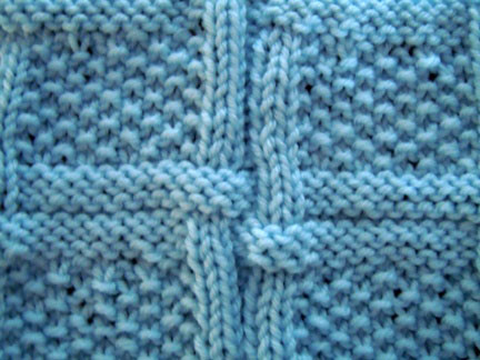 ​Fancy Knit Blocks Pattern