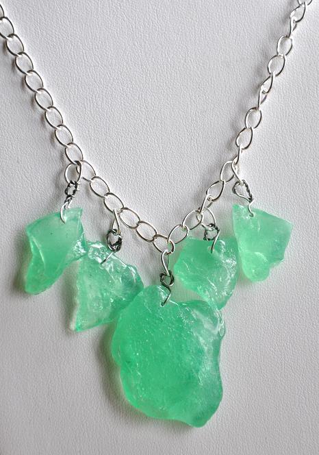 ​Faux Sea Glass Necklace