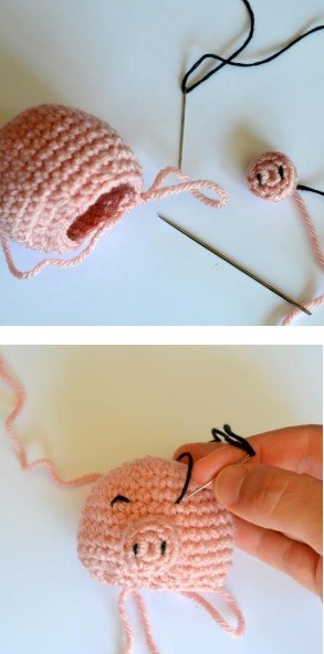 Helping our users. ​Crochet Pig with Wings.