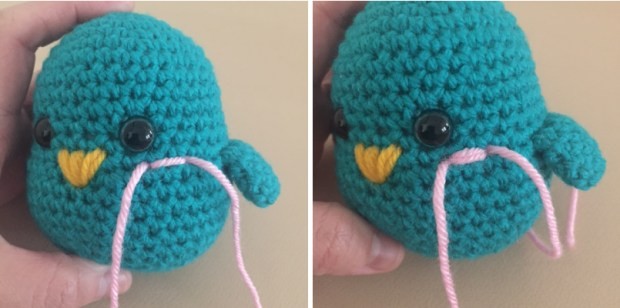 Helping our users. ​Cute Amigurumi Lovebirds.