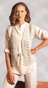 Inspiration. Crochet Vests.