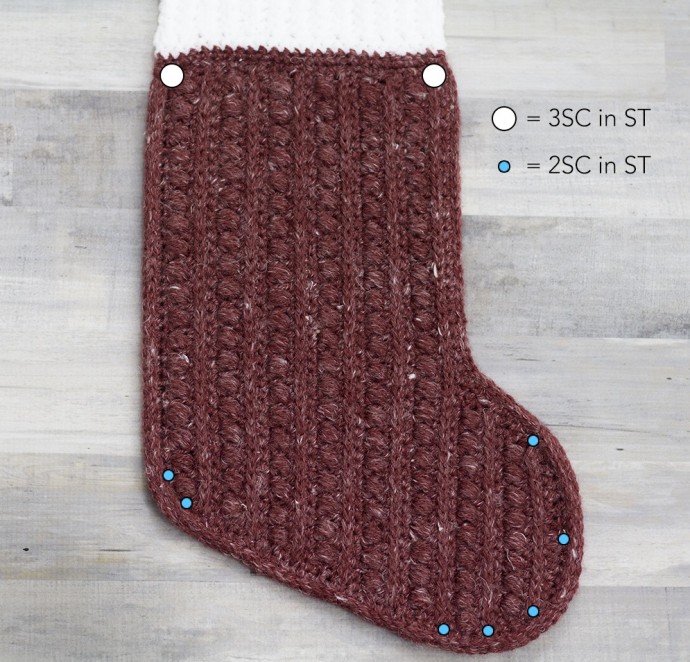 Helping our users. ​Crochet Christmas Stocking.