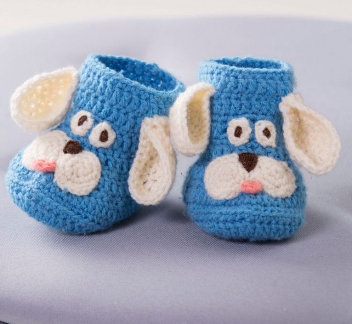 Inspiration. Crochet Baby Booties.