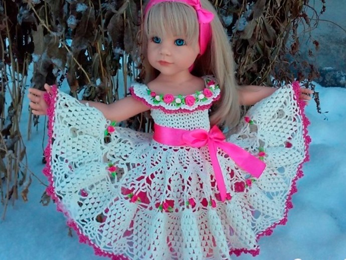 Inspiration. Crochet Clothes for Dolls.