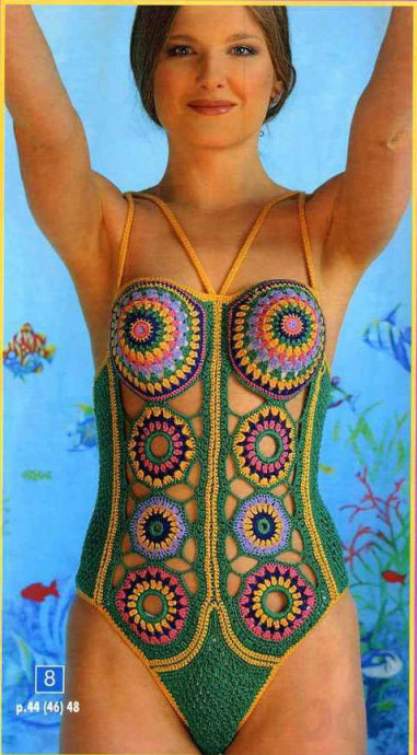 Inspiration. Crochet One-Piece Swimsuits.