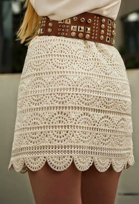 Inspiration. Crochet Skirts.
