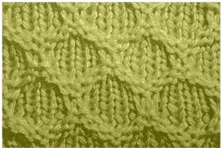 Knit Honeycomb Stitch
