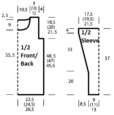 ​Oversize Jumper with Fillet Pattern