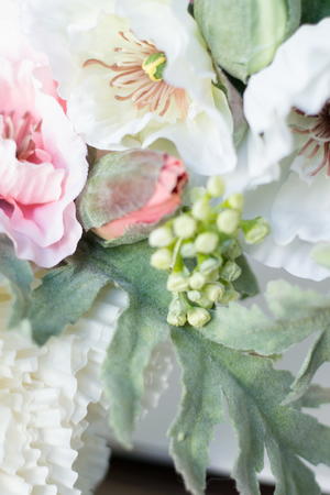 Spring Faux Flowers Wreath Spring Faux Flowers Wreath