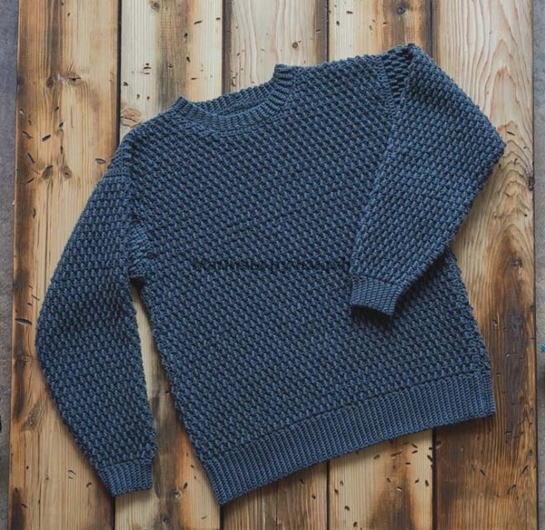 ​Crochet Men’s Pullover