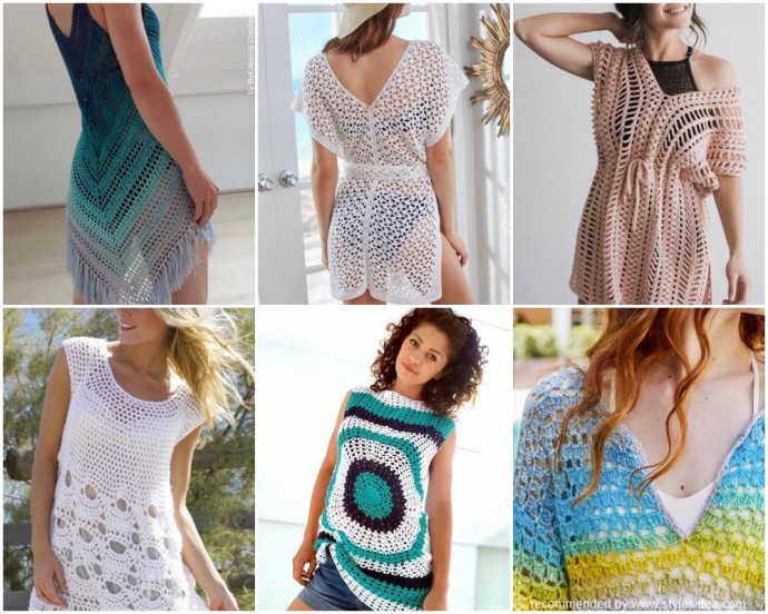 Inspiration Crochet Beach Tunics.
