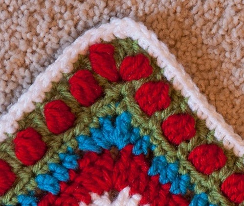 Polca Dot Crochet Border