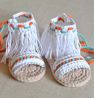 Inspiration. Baby Summer Booties.