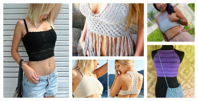 Inspiration. Crochet Crop Top.