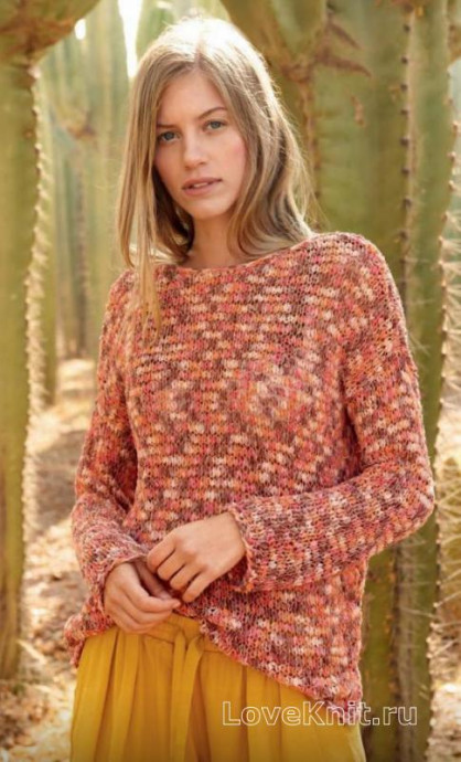 Complete Knitting Instructions for an Elegant Sweater Using Lana Grossa Yarn