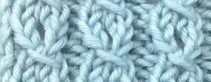 ​Eyelet Mock Cable Knit Pattern