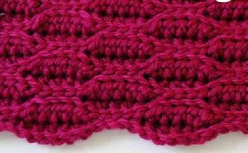 ​Fancy Waves Crochet Stitch