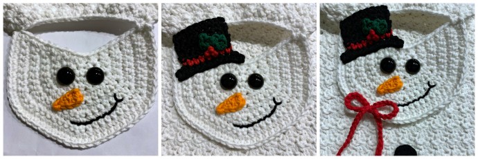 Helping our users. ​Crochet Snowman Towel.