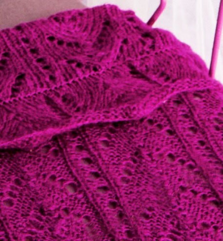 Purple Knit Plaid
