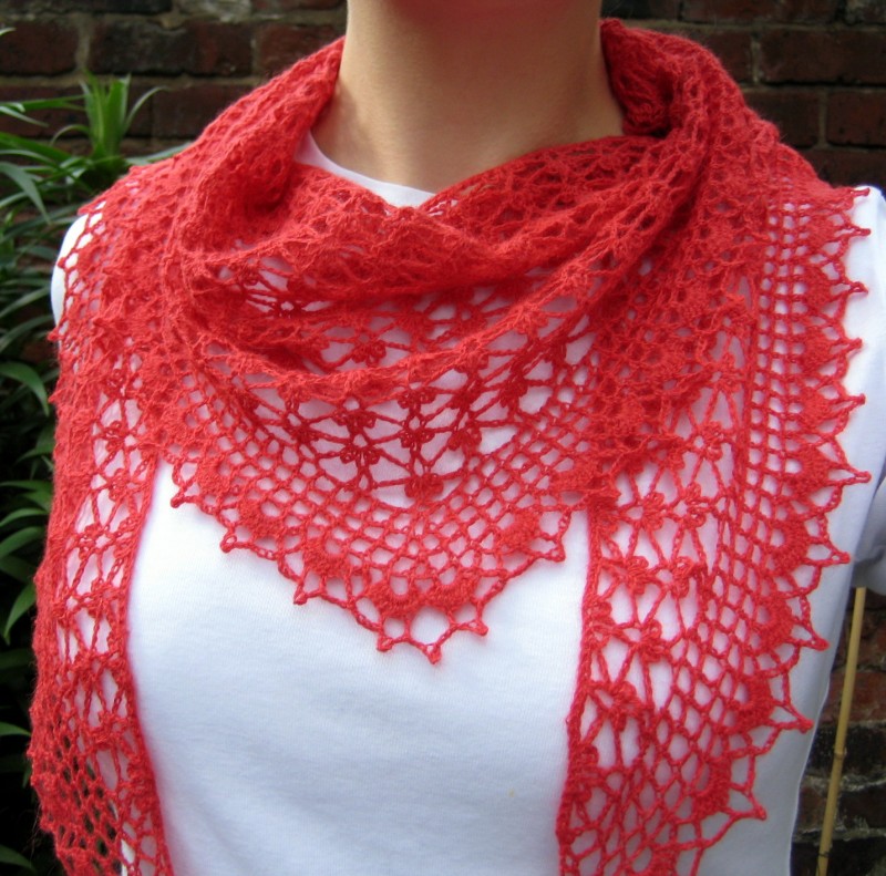 Summer Lace Crochet Scarf