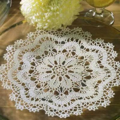White Crochet Doily