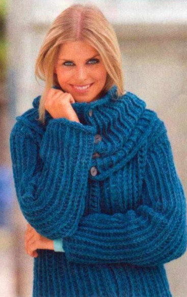 Complete Guide to Crocheting a Stylish Blue-Green Clou Yarn Sweater for Sizes M-L Complete Guide to Crocheting a Stylish Blue-Green Clou Yarn Sweater for Sizes M-L