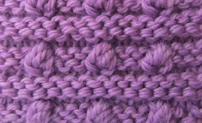 Fancy Dots Knit Pattern
