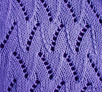 ​Flame Chevron Knit Stitch