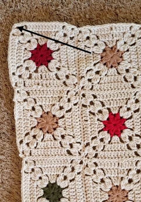Helping our users. ​Crochet Granny Square Afghan.
