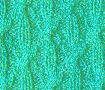 Knit Diagonal Cables Knit Diagonal Cables