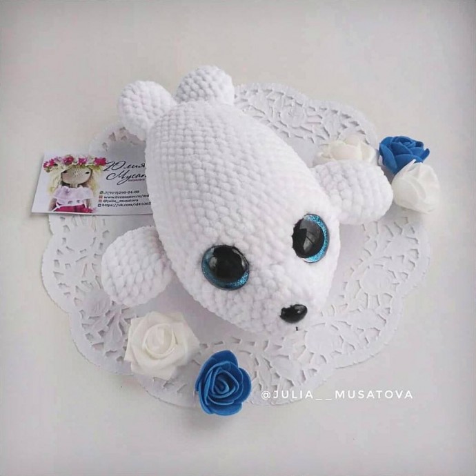 ​Cute Amigurumi Baby Seal