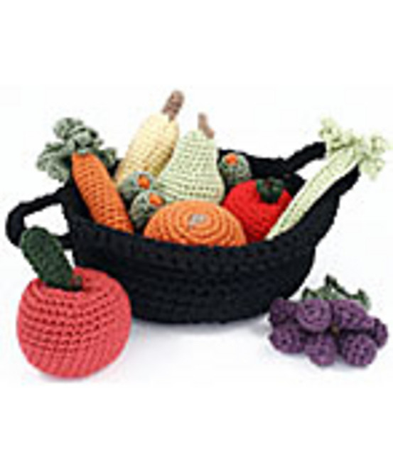 Inspiration. Crochet Fruit Baskets.