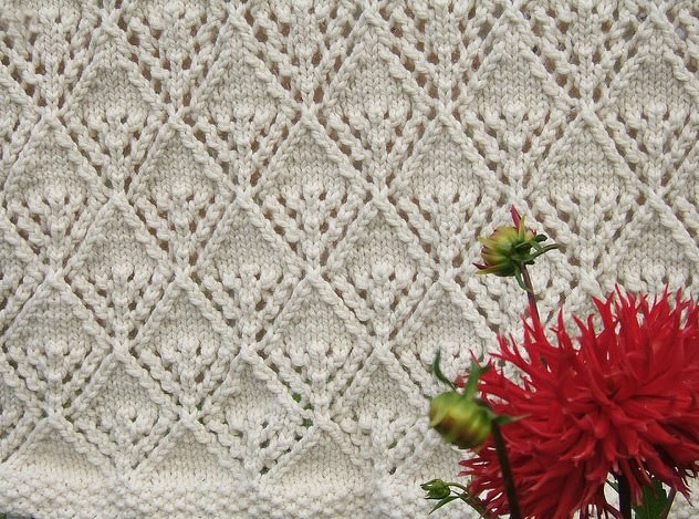 ​Relief and Pearled Patterns Afghan