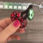 ​Cherry Crystal Brooch