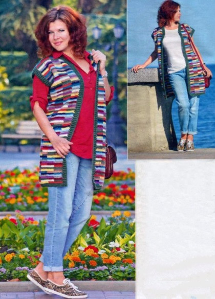 ​Crochet Colorful Vest