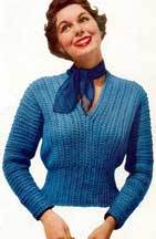 Crocheted Slipon Sweater Crocheted Slipon Sweater