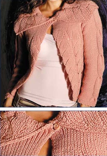 ​Dust Pink Knit Jacket
