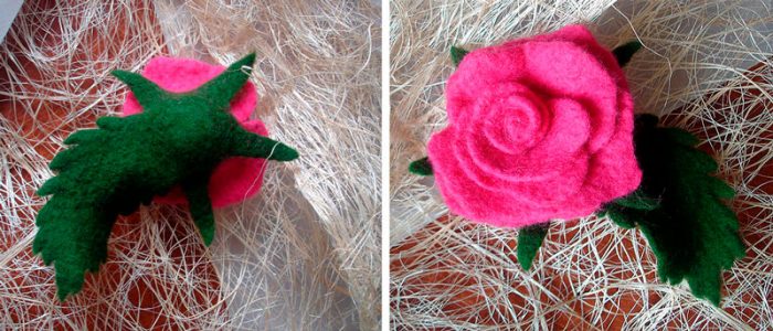 ​Felting Rose