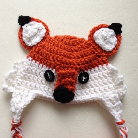 Inspiration. Crochet Baby Hats with Animals.