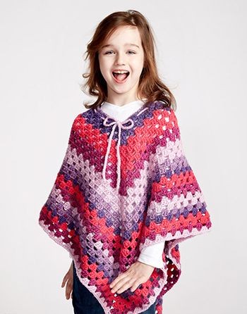 Inspiration. Crochet Baby Poncho.