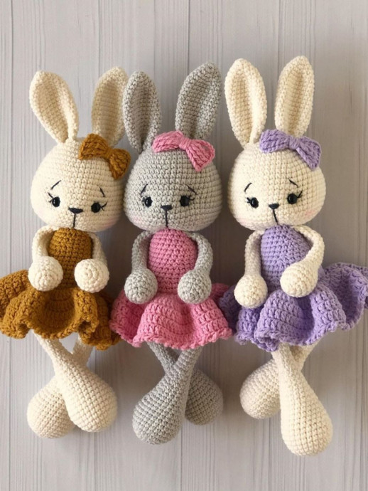 Inspiration. Crochet Bunnies.