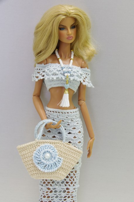 Inspiration. Crochet Cloths for Barbie Doll.