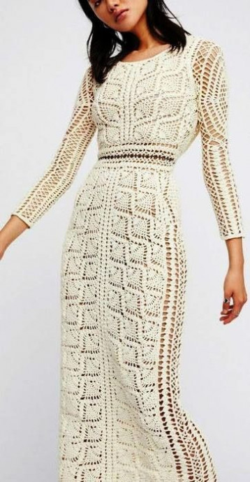 Inspiration. Tender Knit and Crochet Dresses.