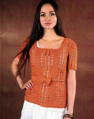 Complete Guide to Crocheting a Stylish Ginger Pullover with Sleeves and Bow Complete Guide to Crocheting a Stylish Ginger Pullover with Sleeves and Bow