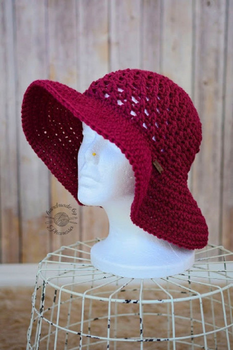 Inspiration. Crochet Sun Hats.