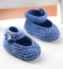 Inspiration. Knit Baby Booties.