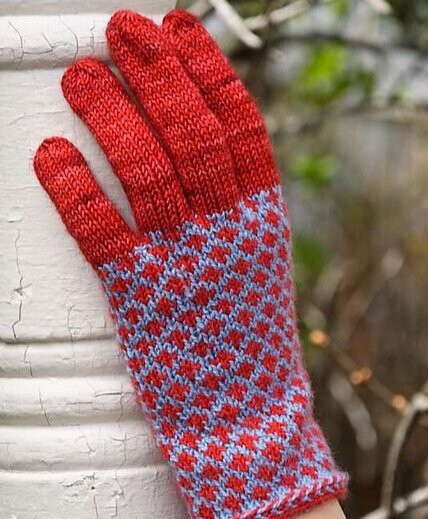 Inspiration. Knit Gloves.