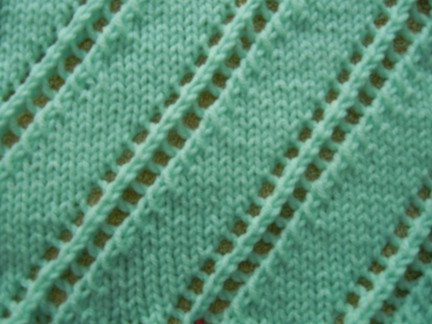 ​Knit Diagonal Pattern
