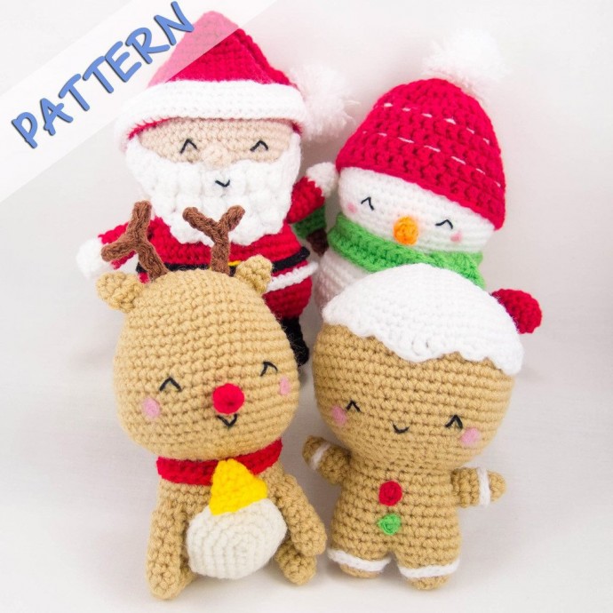 Inspiration. Christmas Amigurumi.