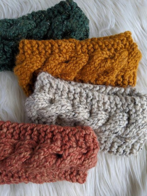 Inspiration. Knit Headbands.